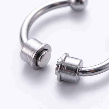 Close-up of the magnetic closure