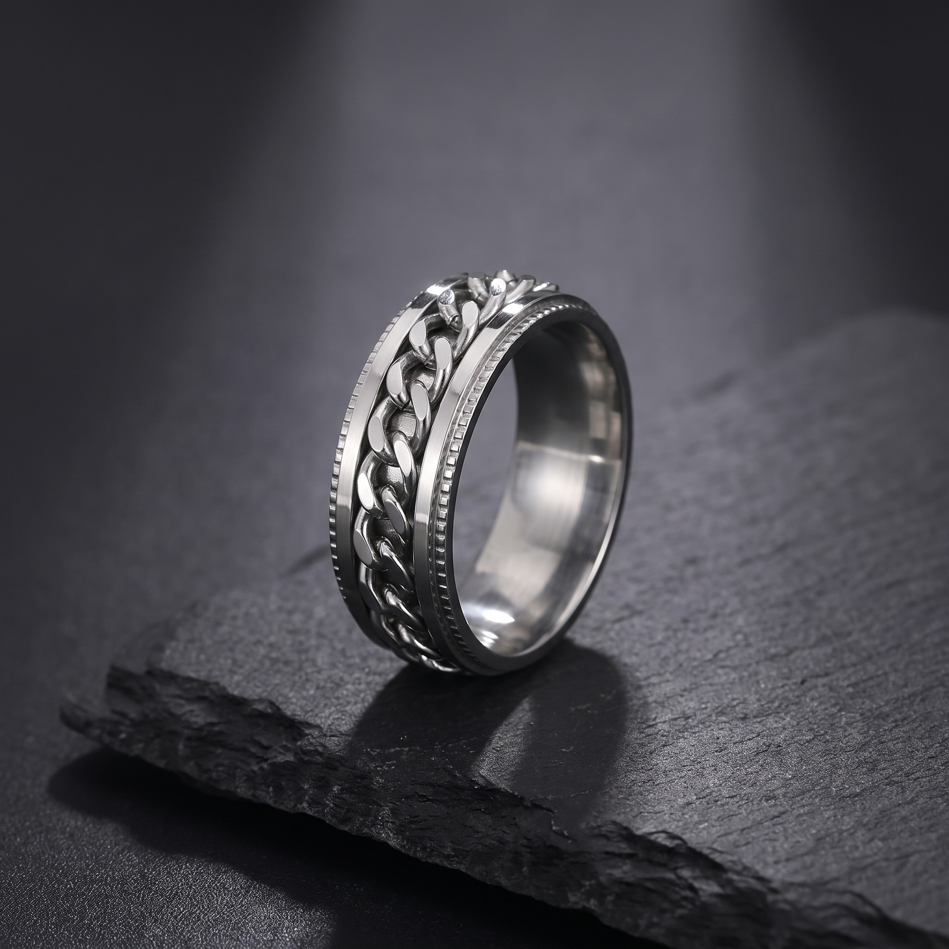 Spinner chain ring product shot