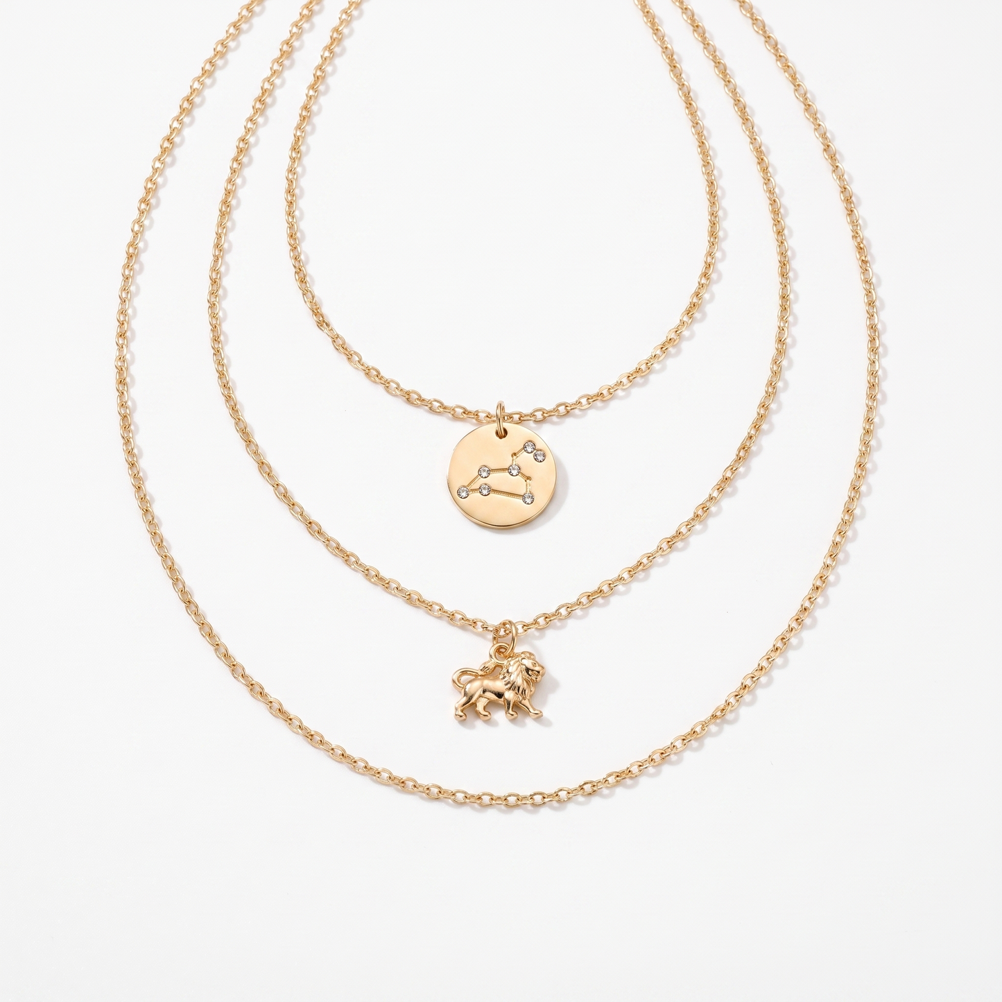 Zodiac necklace set product shot