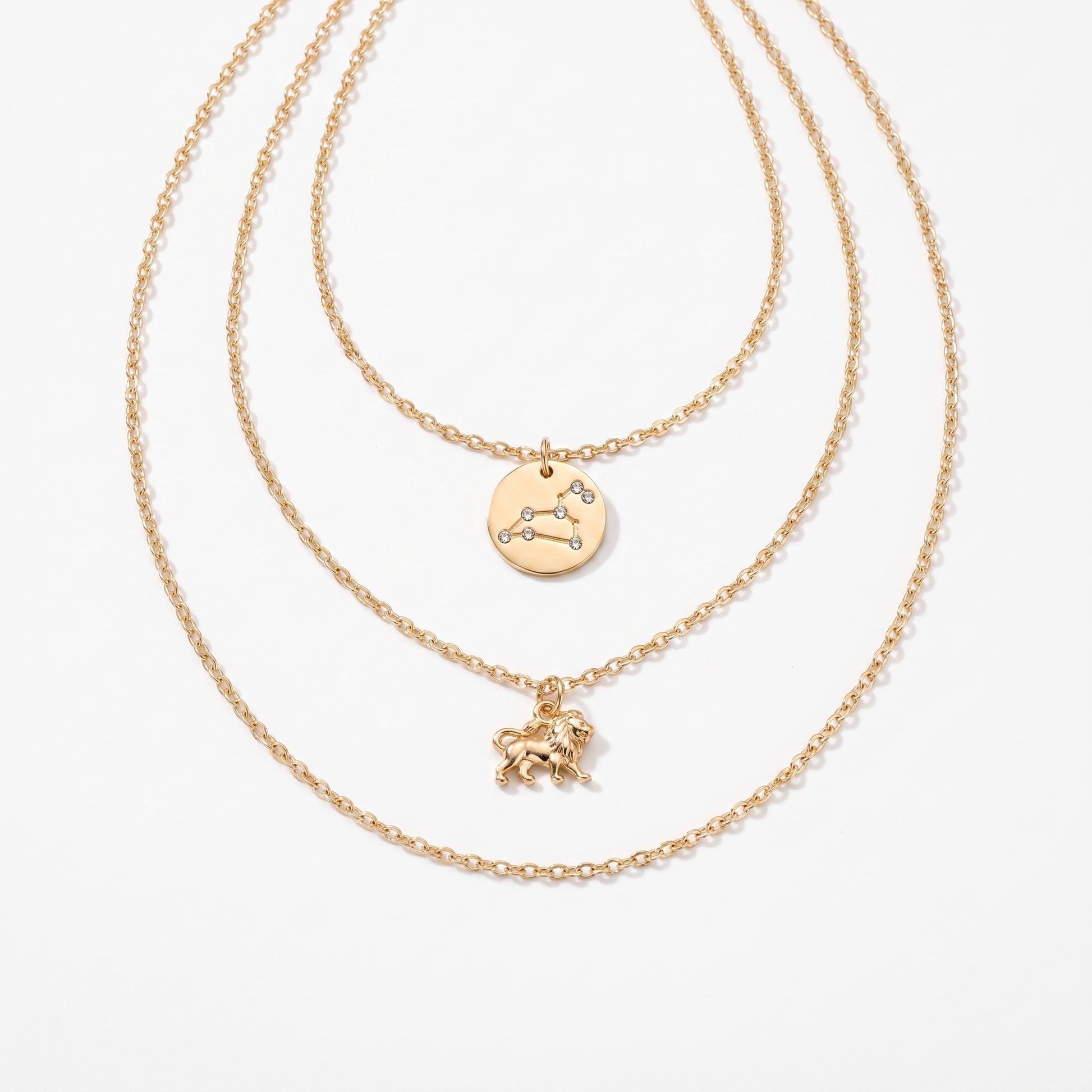 Zodiac necklace set product shot