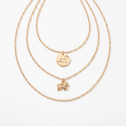 Zodiac necklace set product shot