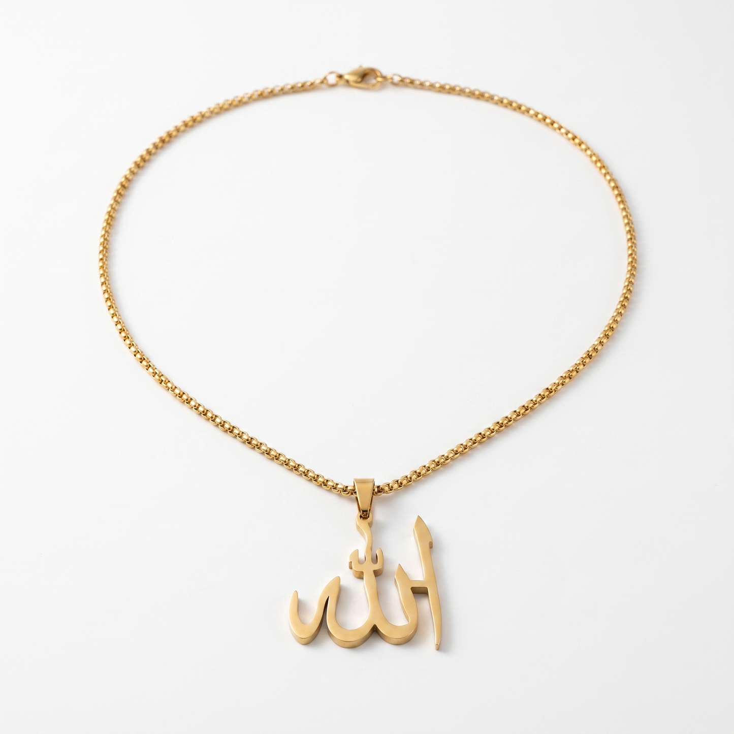 Allah pendant necklace product shot