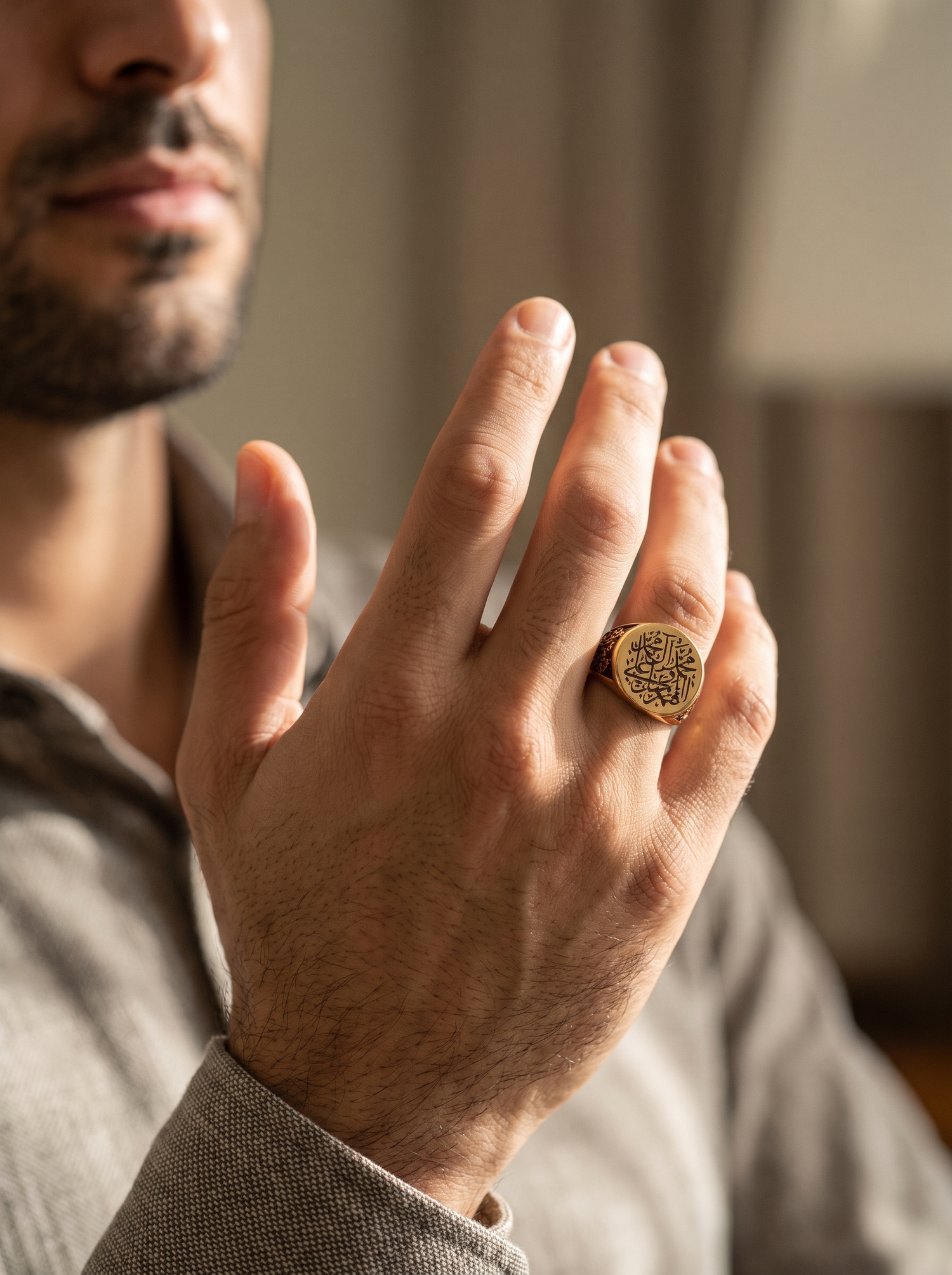 Aurelle Quran prayer ring worn day to day